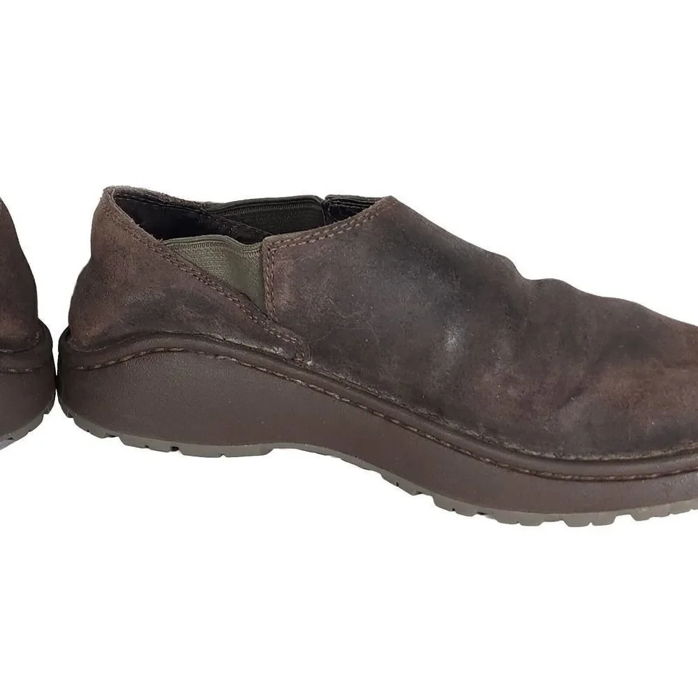 Chaco Men's Zoggonit Vibram Nurl US 8,5 Brown Leather Clog Sneaker Shoes_7